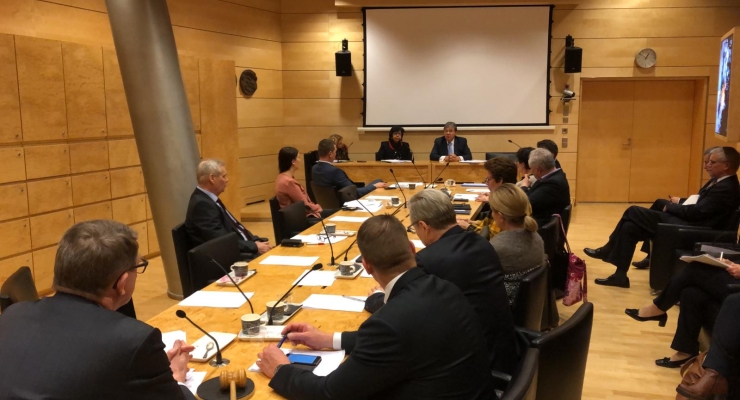 Ante el Comité de Asuntos Exteriores del Parlamento de Finlandia, Canciller Carlos Holmes Trujillo reiteró el interés de Colombia en fortalecer las relaciones bilaterales