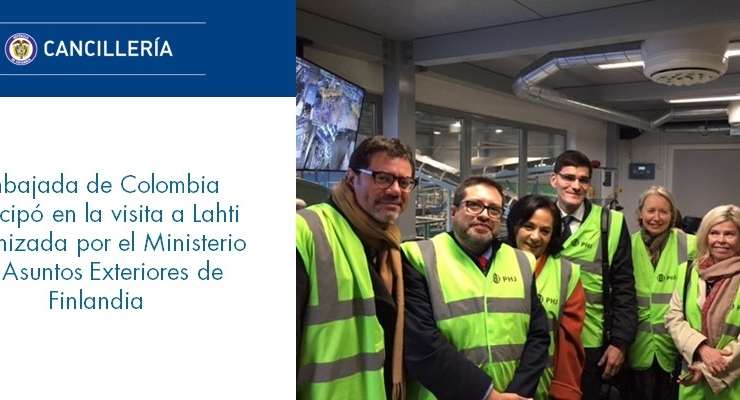 Embajada de Colombia participó en la visita a Lahti organizada por el Ministerio de Asuntos Exteriores 