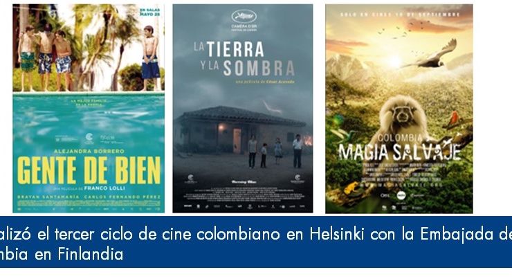 Se realizó el tercer ciclo de cine colombiano en Helsinki con la Embajada de Colombia 