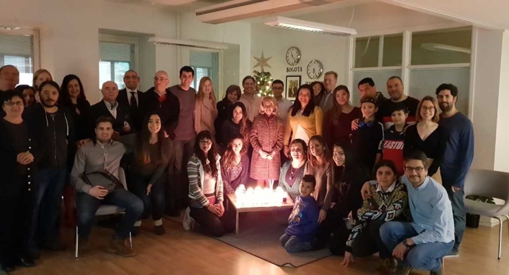 Colombianos celebraron el Día de las Velitas en la Embajada en Finlandia