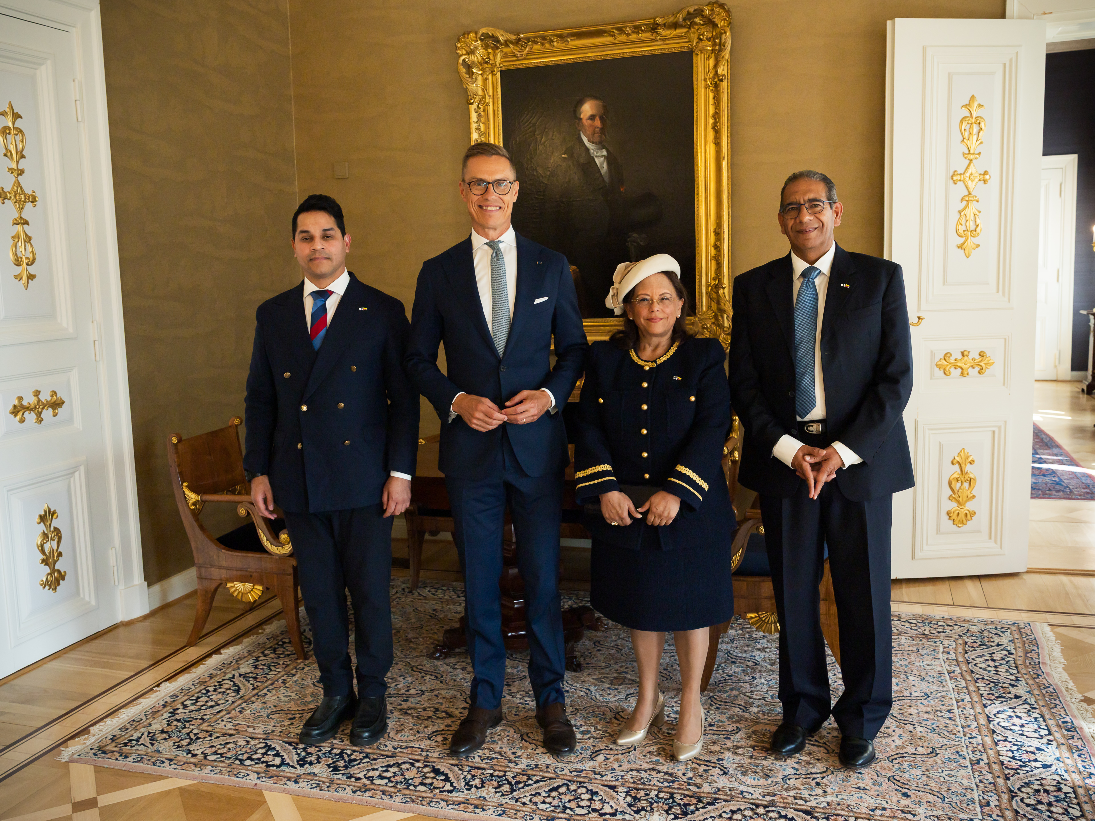 La Embajadora de Colombia en Finlandia presenta cartas credenciales ante el presidente Alexander Stubb