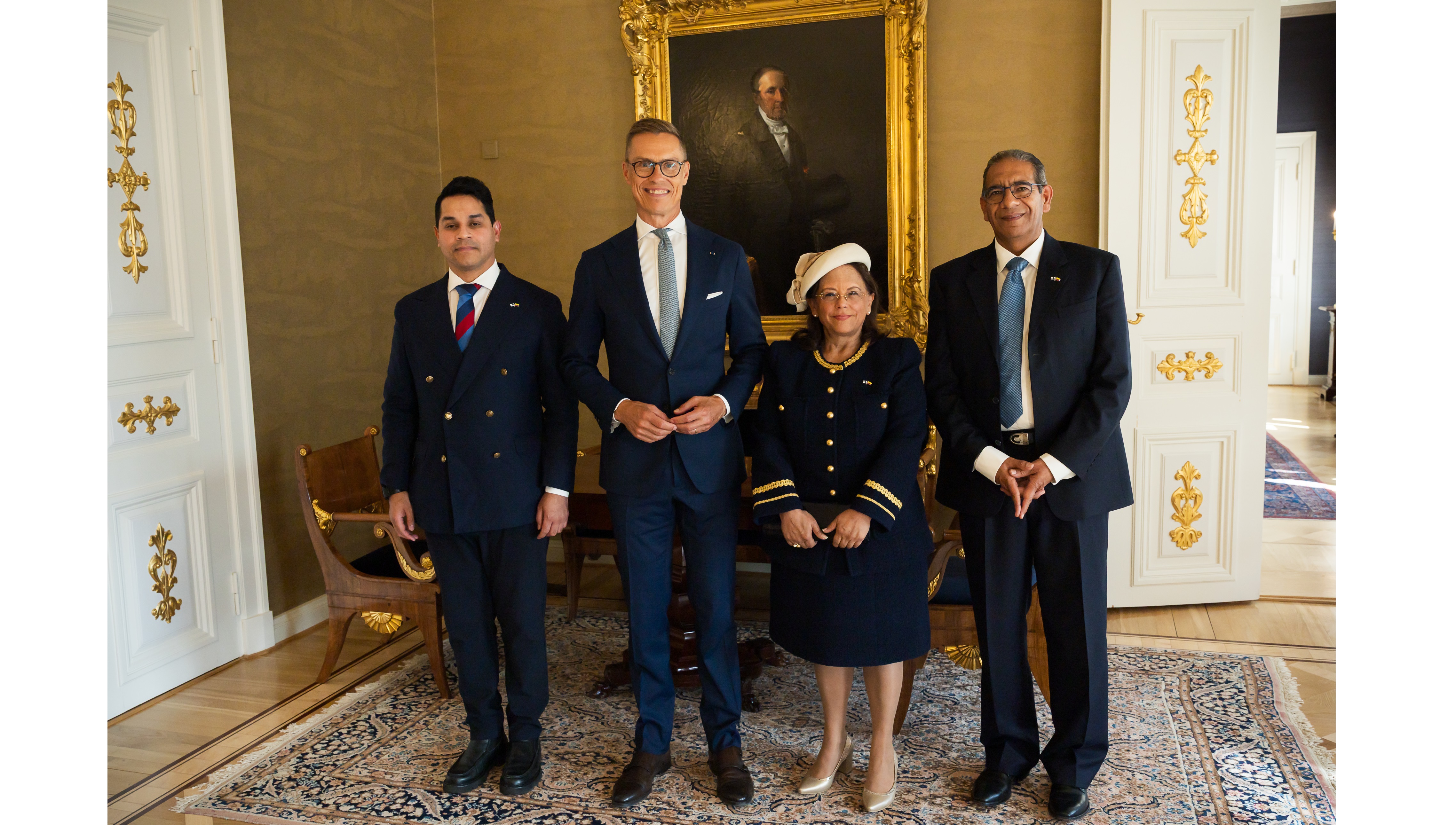 La Embajadora de Colombia en Finlandia presenta cartas credenciales ante el presidente Alexander Stubb
