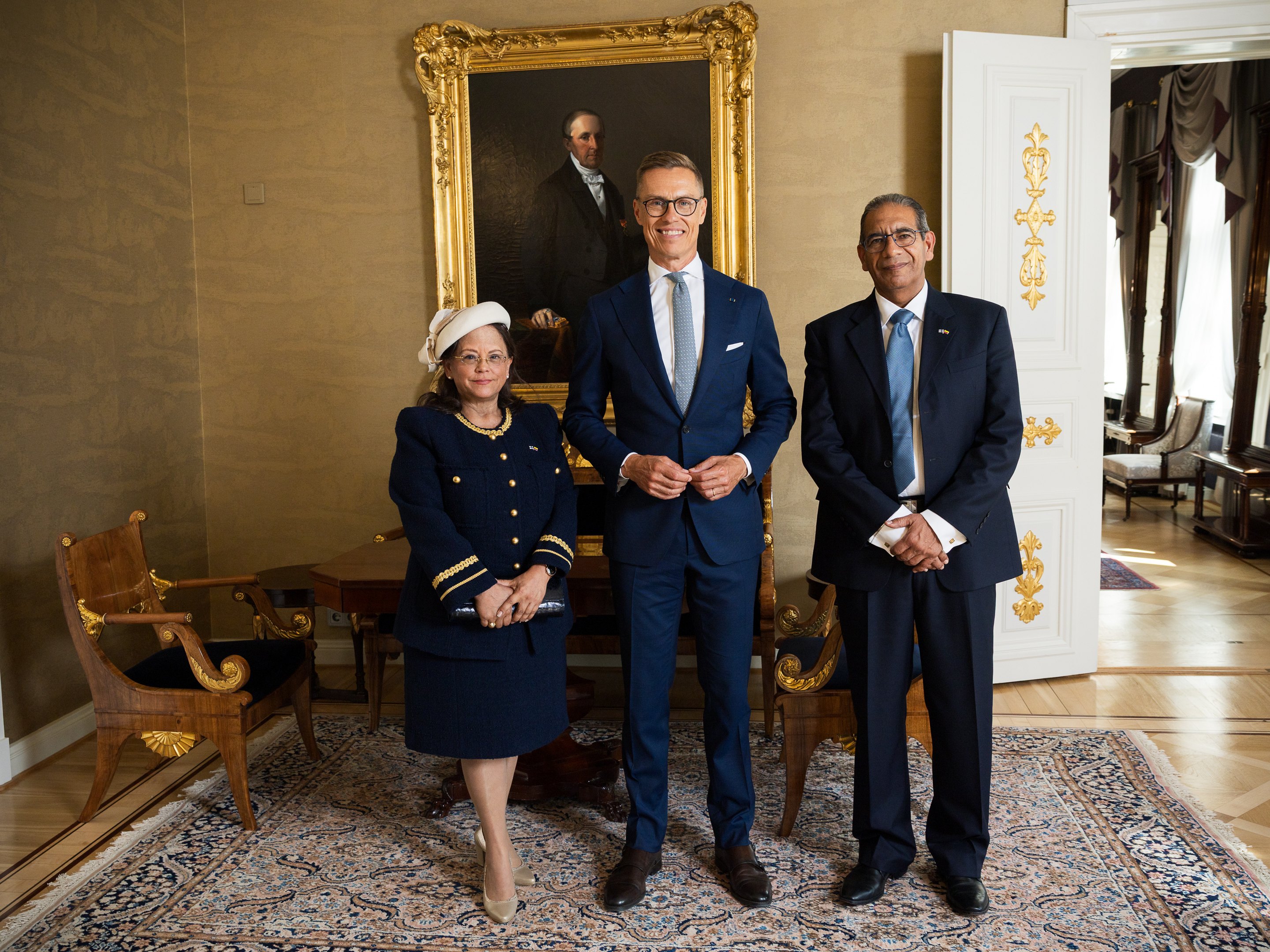 La Embajadora de Colombia en Finlandia presenta cartas credenciales ante el presidente Alexander Stubb