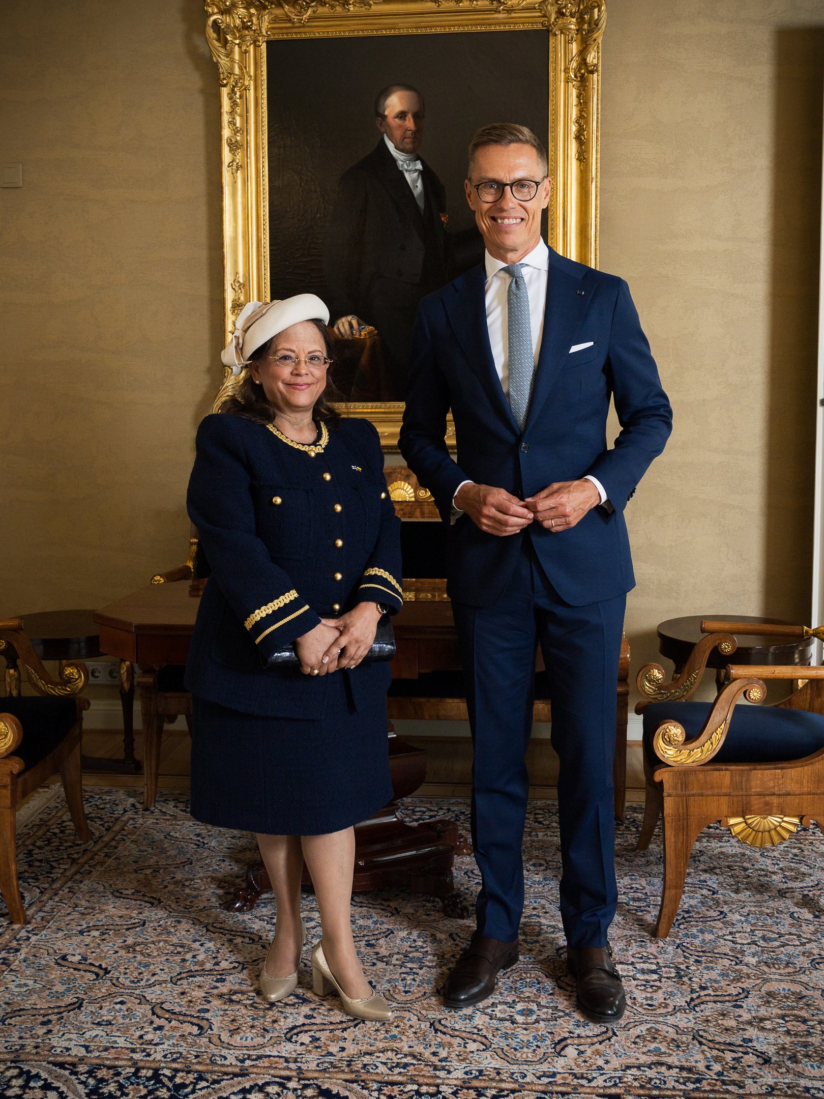 La Embajadora de Colombia en Finlandia presenta cartas credenciales ante el presidente Alexander Stubb