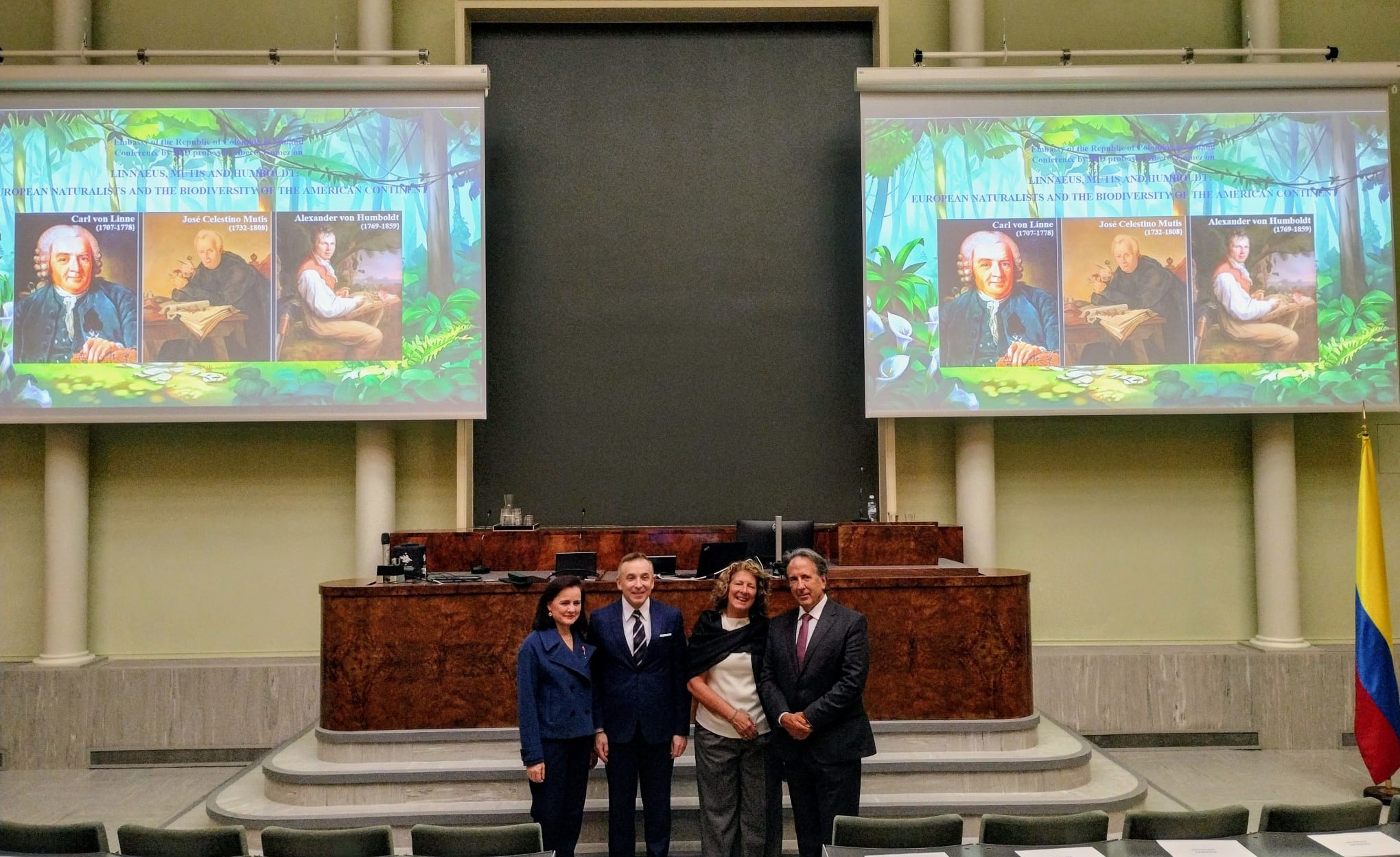 Conferencia: “Los naturalistas Linneo, Mutis y Humboldt, y la biodiversidad del continente americano”.