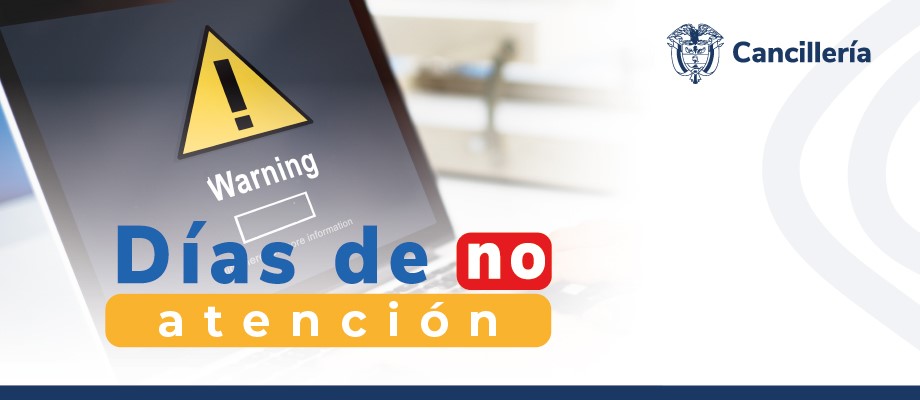 La Embajada de Colombia en Finlandia y su sección consular no tendrán atención al público los días 25 y 26 de diciembre de 2023 y 1 de enero de 2024