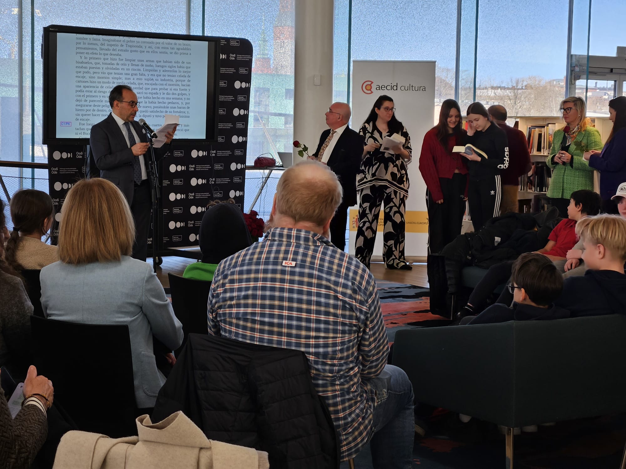 En el Día Internacional del Libro, el castellano se presenta en Helsinki como vehículo de identidad cultural y cohesión social