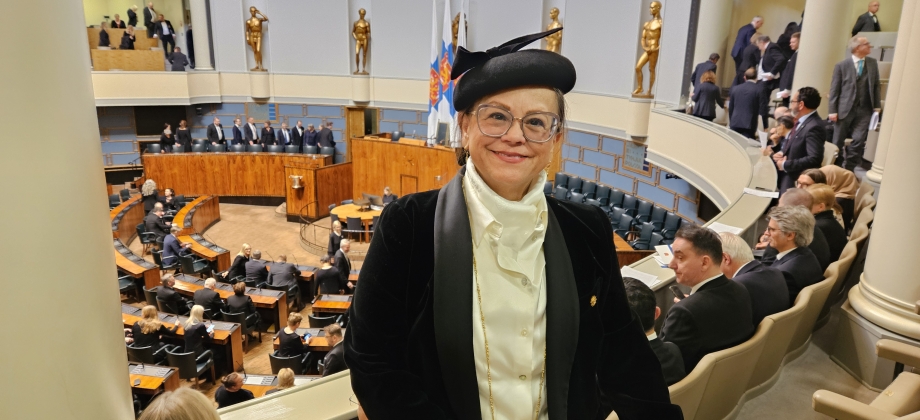 Embajadora de Colombia en Finlandia atiende la apertura del Parlamento Finlandés “Riksdag”, el 4 de febrero de 2026
