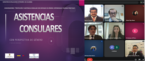 Conversatorio: "Protección y Asistencia Consular con Enfoque de Género: experiencias y buenas prácticas”. 