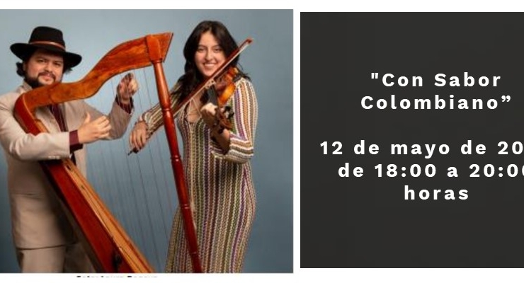 Embajada de Colombia invita al concierto "Con Sabor Colombiano” a realizarse el 12 de mayo