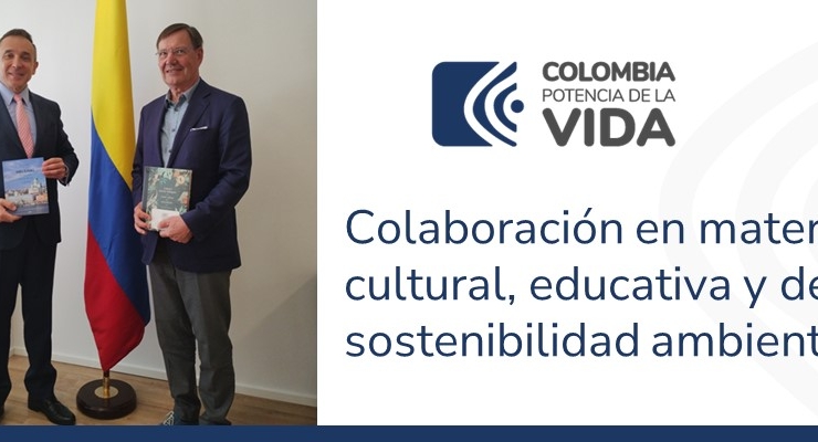 Embajador de Colombia Álvaro Sandoval Bernal se reunió con el Presidente de la Fundación Iberoamericana de Finlandia
