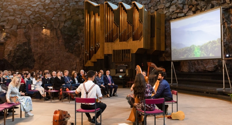 Concierto en Helsinki del cuarteto “Ensamble Colombiano”