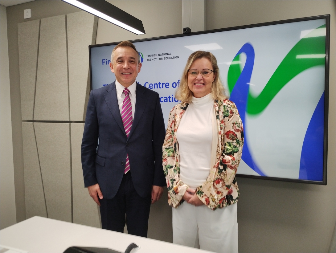 Embajador de Colombia Álvaro Sandoval Bernal se reune con autoridades del Centro Finlandés de Competencias en Educación y Desarrollo FINCEED